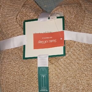 Chenille Pajama Set - Tan